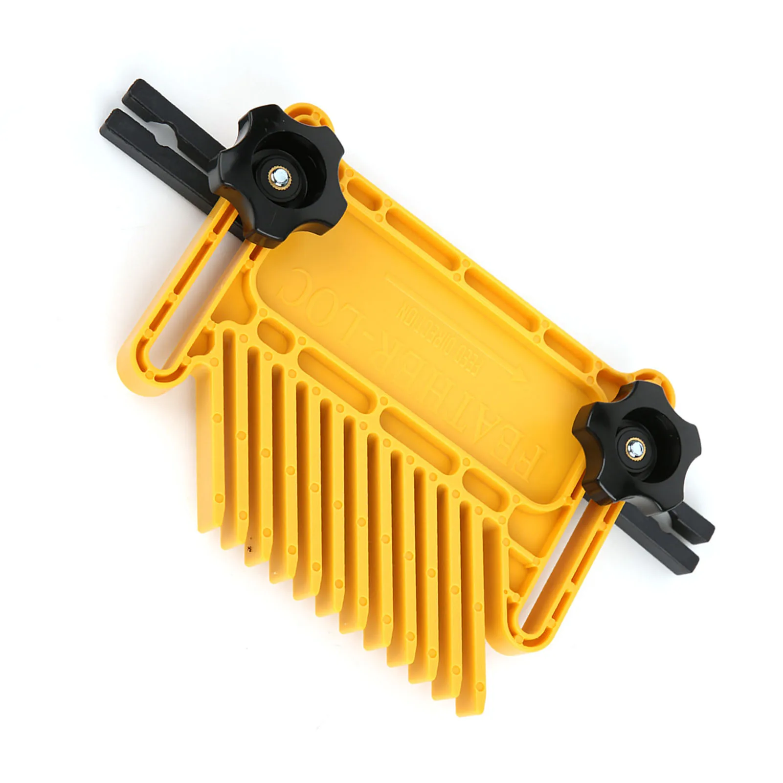 2Pcs Woodworking Feather Board Set Router Tables Saws Yellow Carpentry Aid Hand Tool Kit