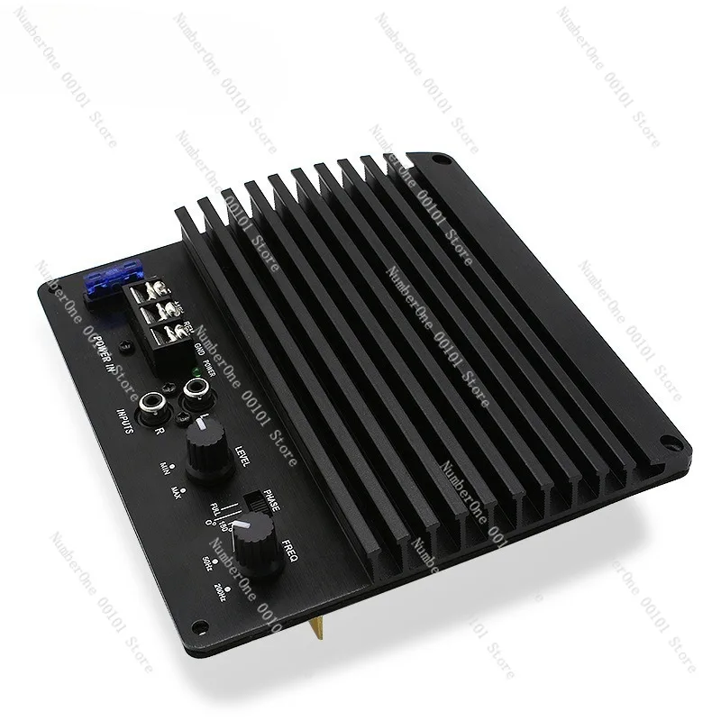120W 12V Car Subwoofer Amplifier Board High Power Active Bass Speaker Module Built In Amplifier Auto Audio Modification