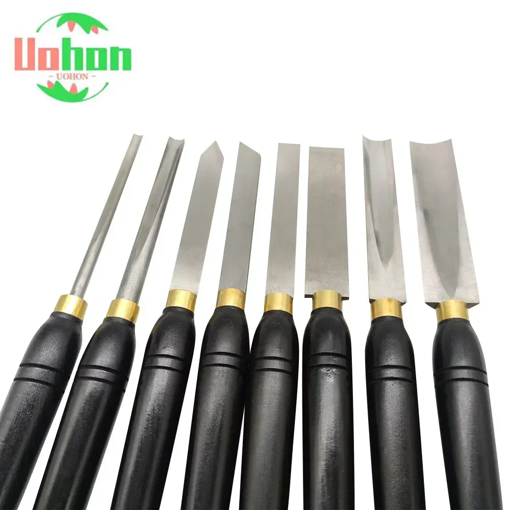 

1PC Roughing Spindle Gouge Woodturning Tools 5-35mm Woodworking Turning Chisels HSS Blade Beech Handle for Wood Lathe