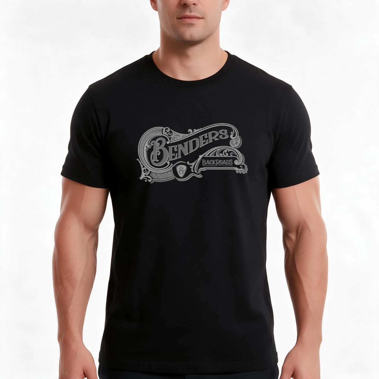 Benders & Backroads: The Silver Edition T-Shirt, Summer Casual Cotton Tee, Oversized Streetwear Tops, Vintage Graphic Print