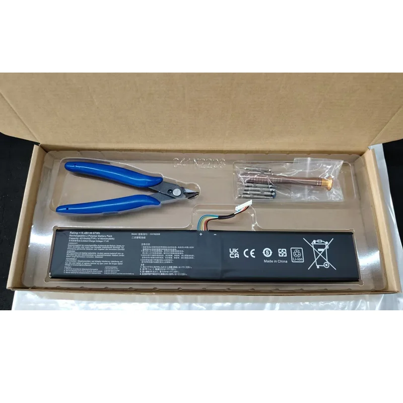 C41N2208 Neuer Akku, kompatibel mit ASUS ROG Ally PC71L RC71L Gaming Handheld Series mit kostenlosen Tools 15,48 V 74 Wh