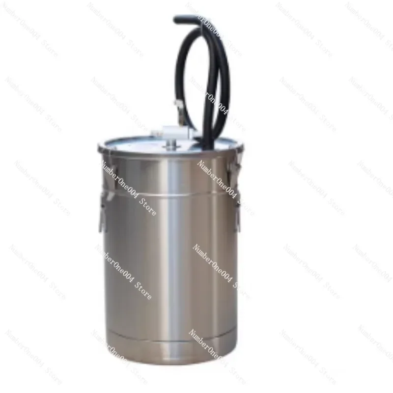 

304 Electrostatic Powder Coating Hopper Experiment Paint Powder Barrel with Fluidized Bed Electrostatic Spraying
