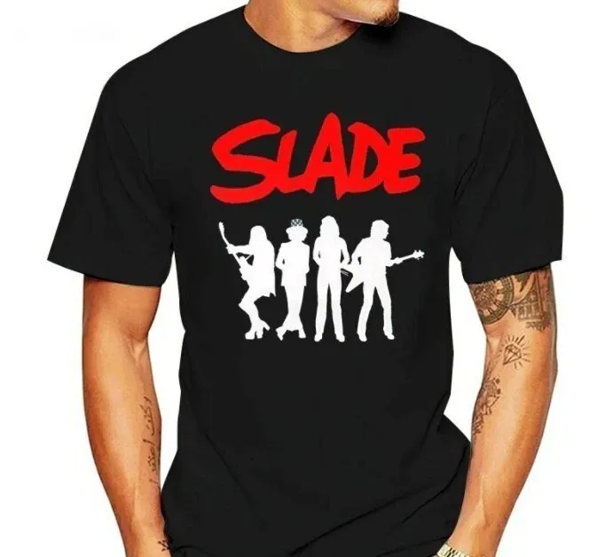 Logo Slade band T-shirt Black Unisex All Sizes S-5XL BL1978