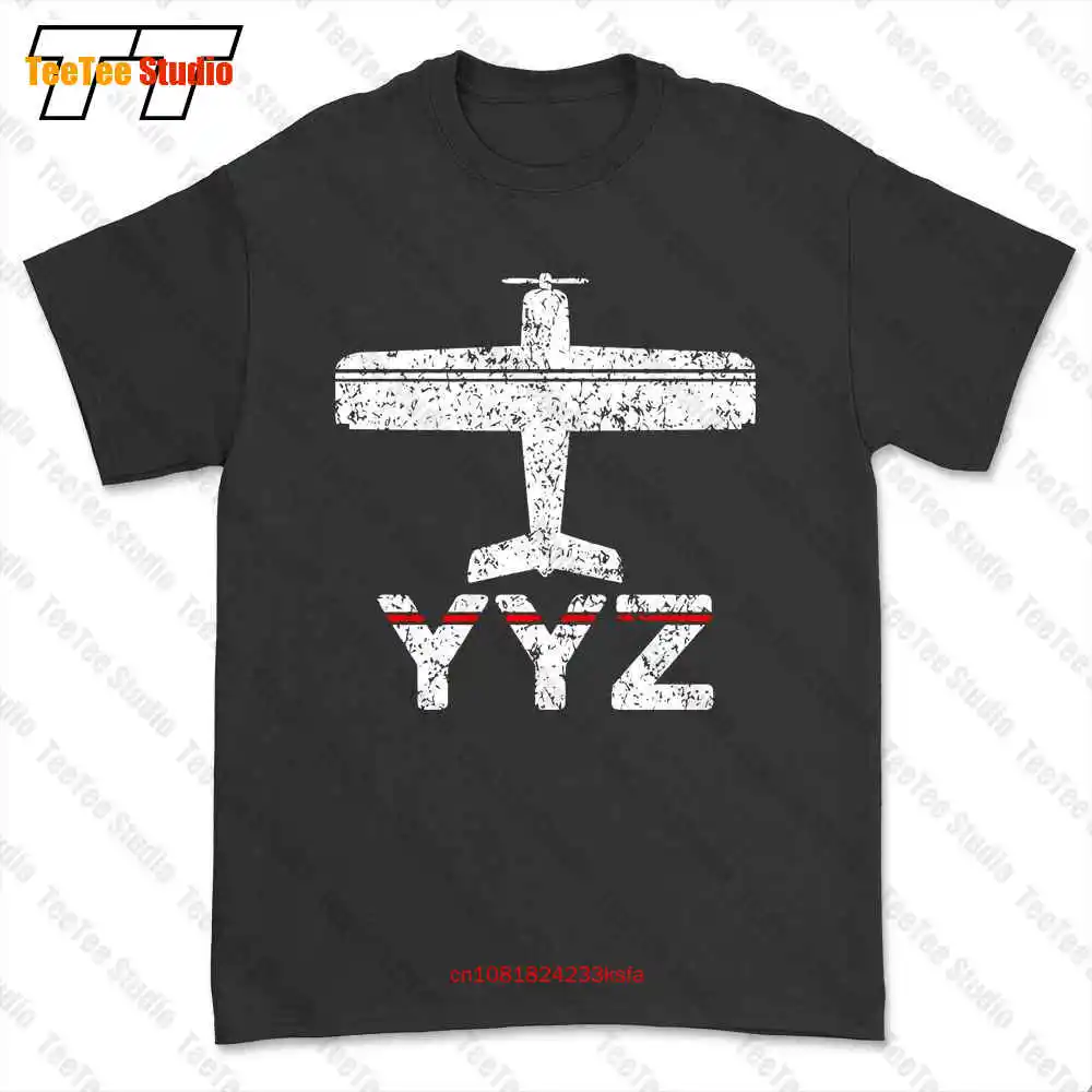 Fly Toronto Yyz Airport Pearson Jet Plane T-shirt Tee LM7M