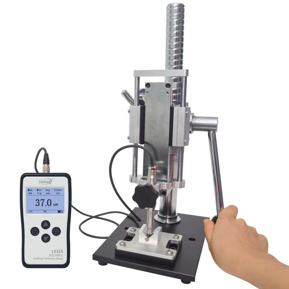 Paint Gauge Plating Thickness Tester for Screws Bolts Coating  of Electroplated  Clad LS225+F500