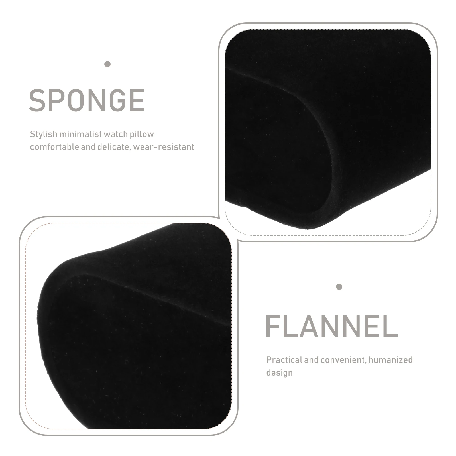 

10 Pcs Watch Pillow Holder Case Cushion Single Sponge Jewelry Displays Man Velvet Bracelets