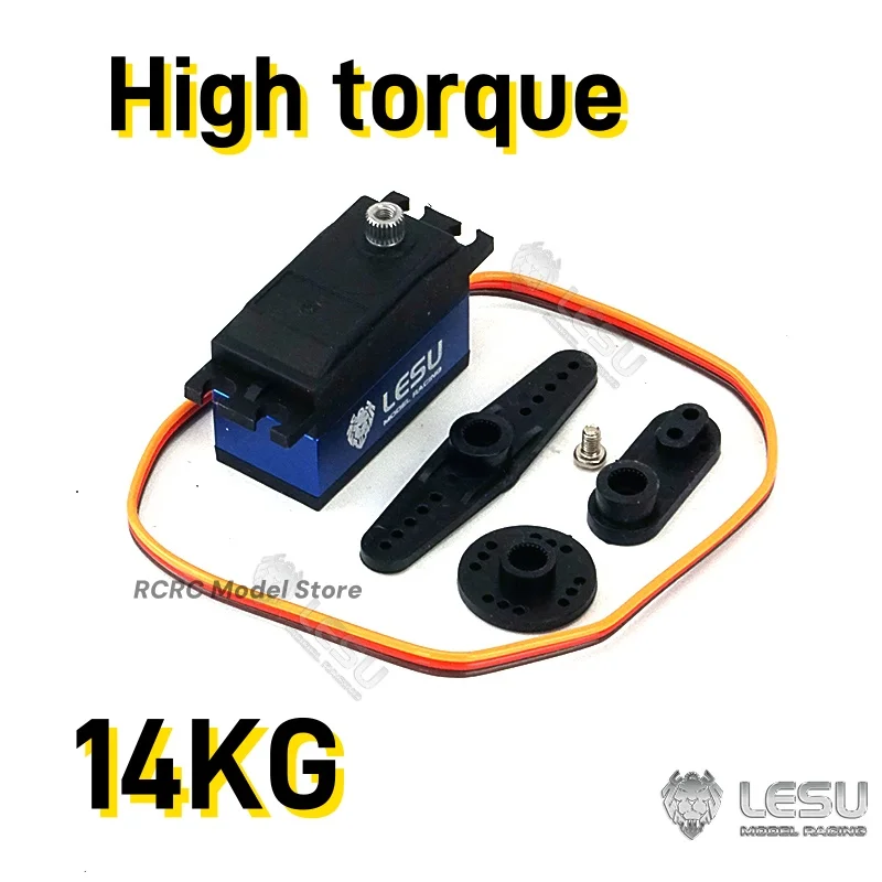 LESU RC 14KG Servo High Torque Titanium Alloy Gear Lock Differential For Tamiya Tractor Truck Crawler RC 1/14 Parts Accessories