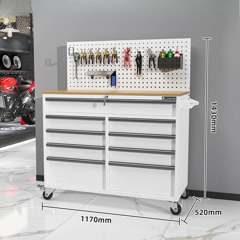 2025 New Style Metal Tool Cabinet Garage Workstation Tool Box  Steel Workbench Tool Cabinet
