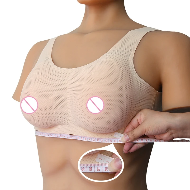 

BCDE cup With Teardrop-Shaped Silicone Breasts Form Underwear Set Fake Boobs For drag queen Transgender