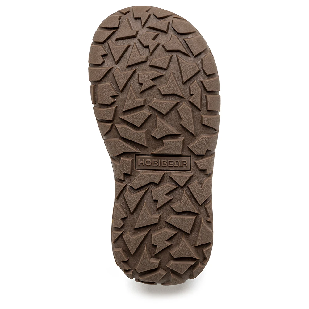 HOBIBEAR Wander-Sneaker für Kleinkinder mit breiter Zehenbox, Kunstleder-Mesh-Gehschuhe, Trekking-Outdoor-Laufschuhe mit Klettverschluss – Detail 9