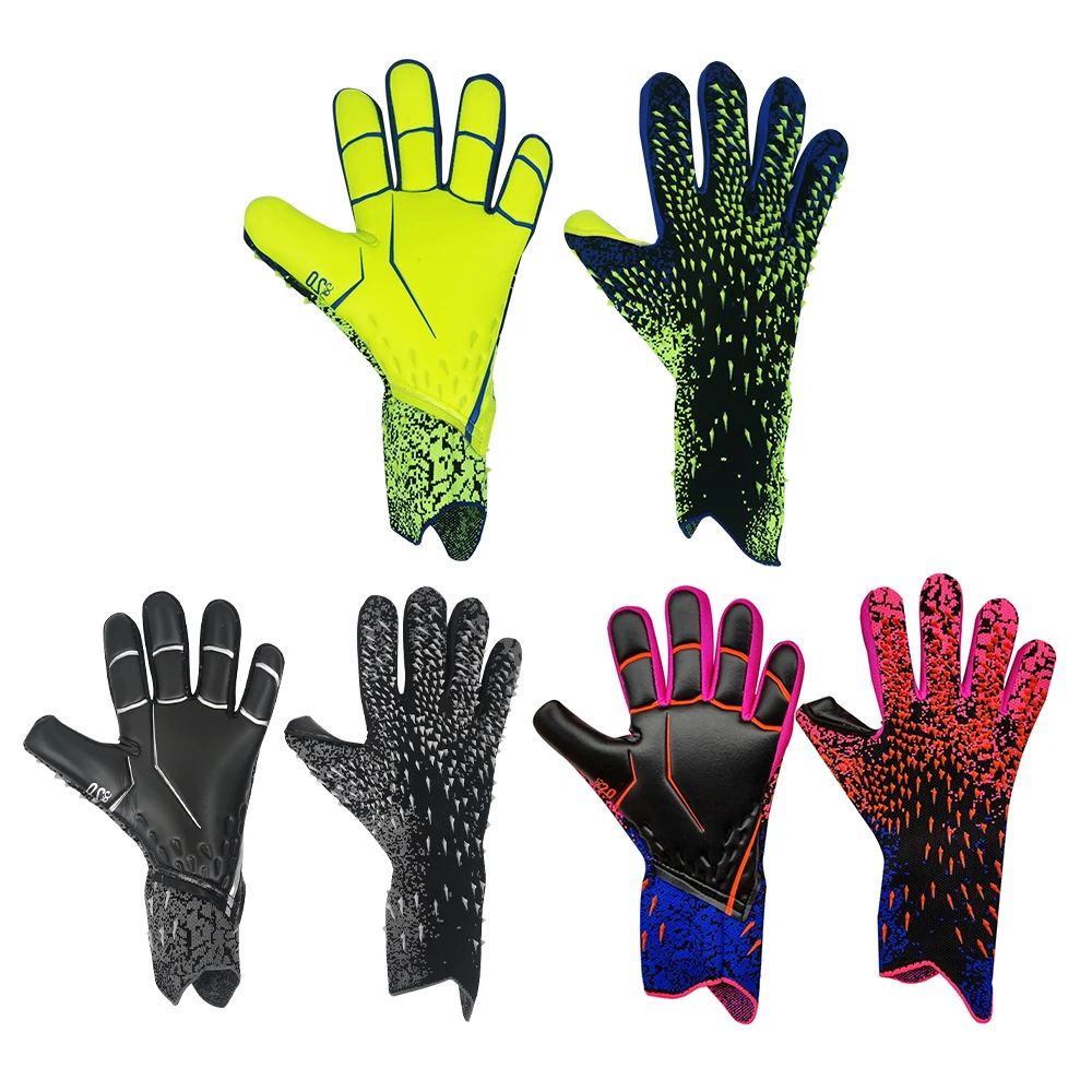 Goalkeeper Gloves Strong Grip for Soccer Goalie Goalkeeper Gloves with Size 6/7/8/9/10 Football Gloves for Kids Youth and Adult