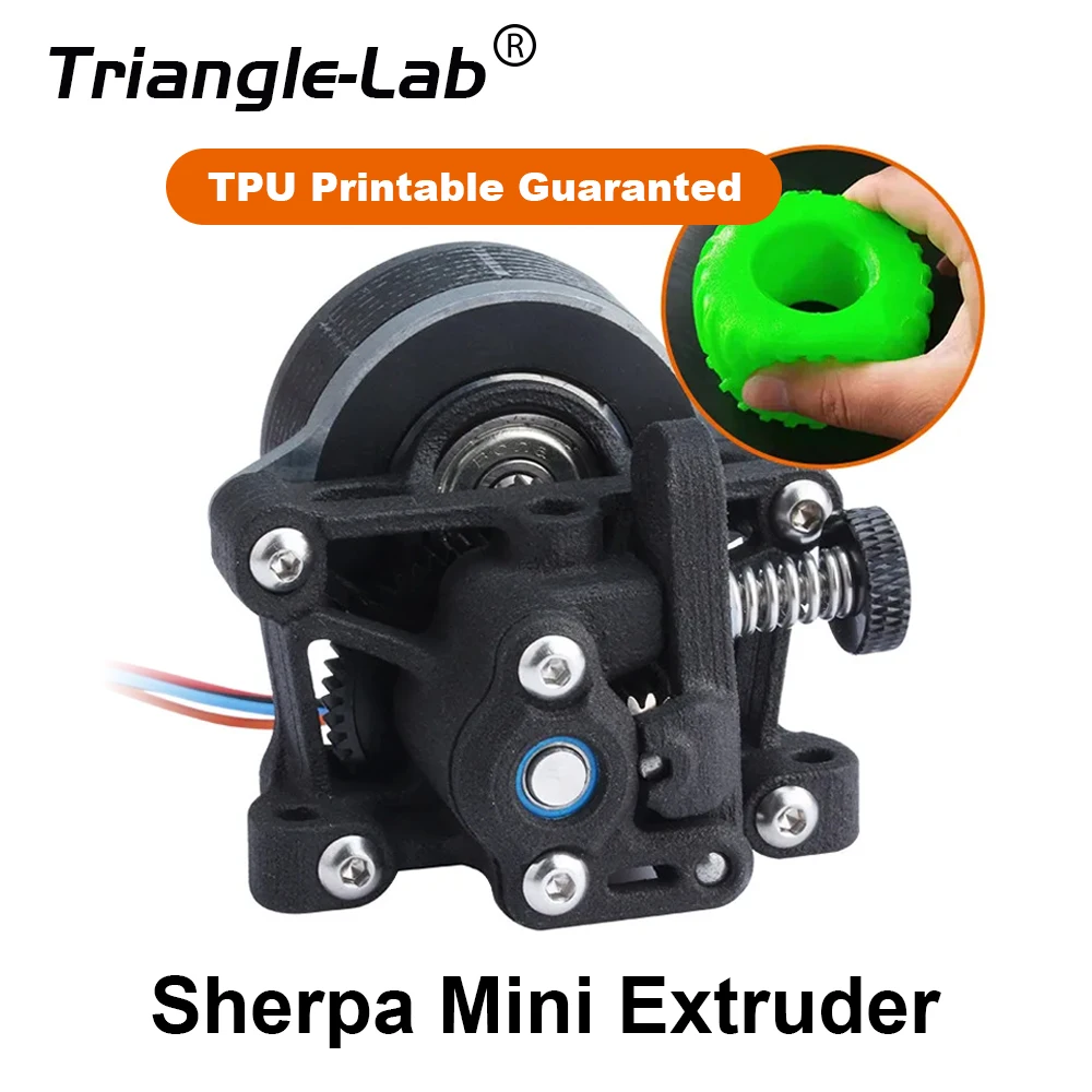 RS Trianglelab Sherpa MINI Extruder SLS Formowanie wtryskowe Lekka wytłaczarka DDB Kompatybilna z drukarką 3D Ender3 CR10 CR6 TEVO