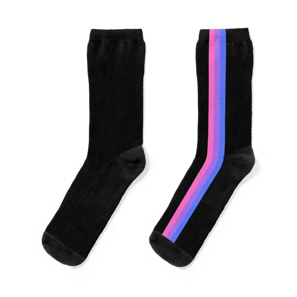 

Subtle Retro Bisexual Flag Design Socks compression aesthetic Lots cotton Girl'S Socks Men's