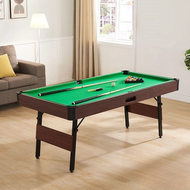 

L Dual-purpose household billiard American children's billiard table Black eight adult practice table tennis table Folding