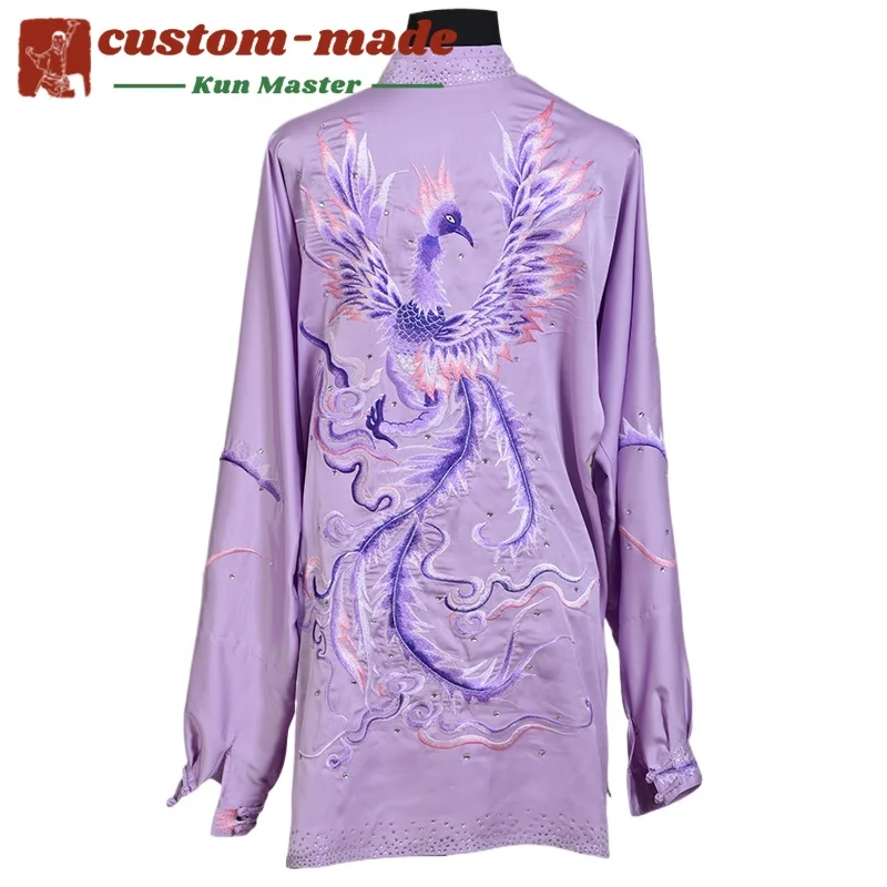 Custom Martial Arts Uniform Embroidered Tai Chi Suit Premium Kung Fu Uniform for Competitions Performances and Daily Wear