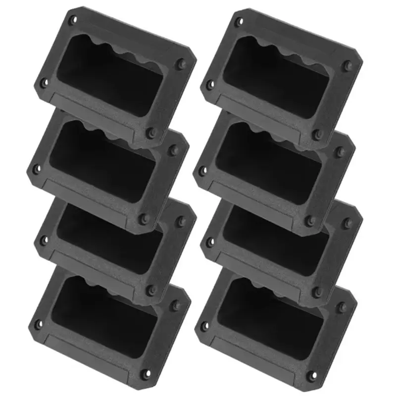 X64A-Amplifier Replacement Handles 8 Pieces Speaker Side Handle Comfortable Grip Accessories Durable Easy Installation