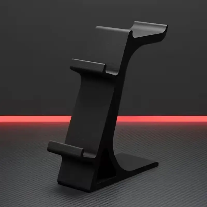 Universal Dual Game Controller And Headphone Stand Multi-Functional Storage Rack For Gaming Headsets And Joysticks