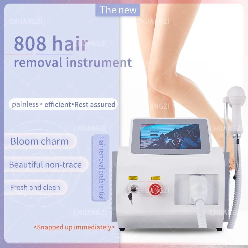 

2000W 808 Diode L-aser Removal Machine 755/808/1064nm Body Facial Epilator Business Salon Factory Outlet