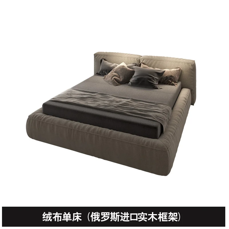 Massaggio letto moderno pavimento di lusso design solare nordico letto semplice viaggio europeo principessa pesca di legno mobili per salone di beliche