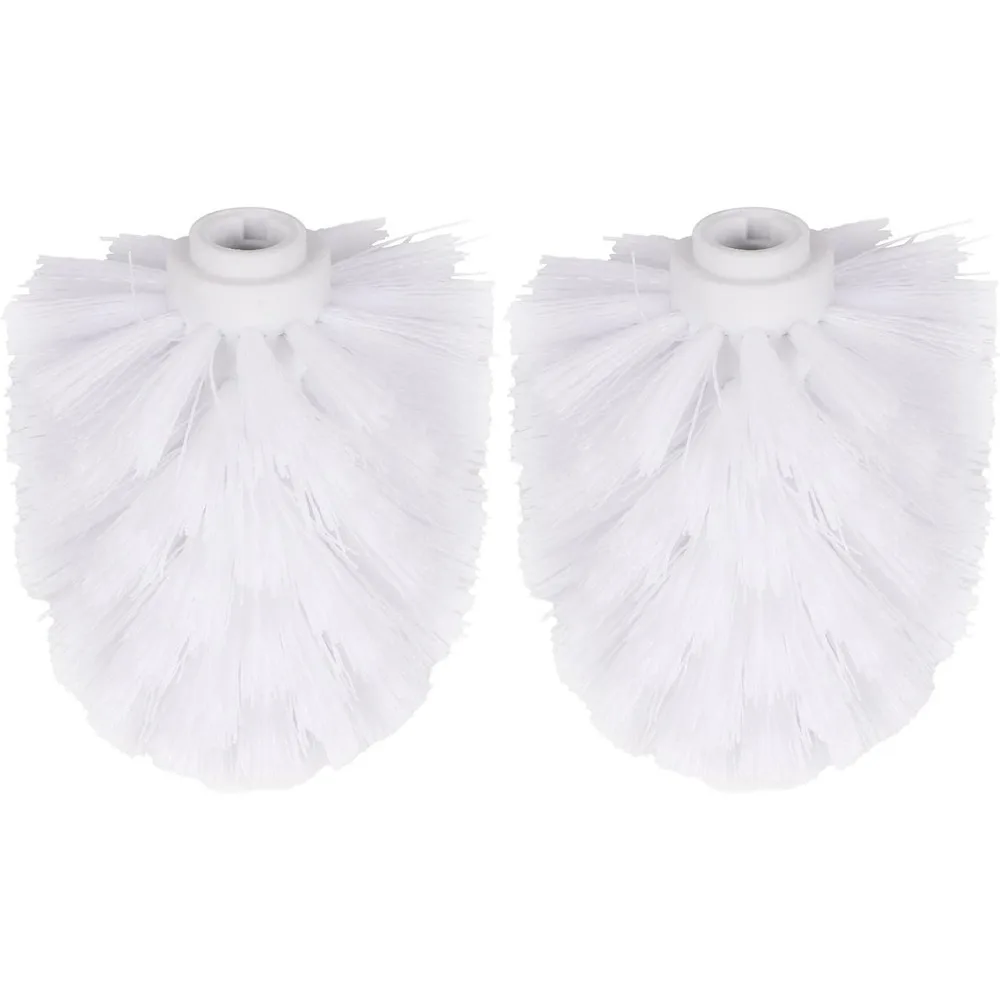 

2 шт. сменная насадка для щетки для унитаза, сменная насадка для унитаза с прочной жесткой щетиной, инструмент для чистки