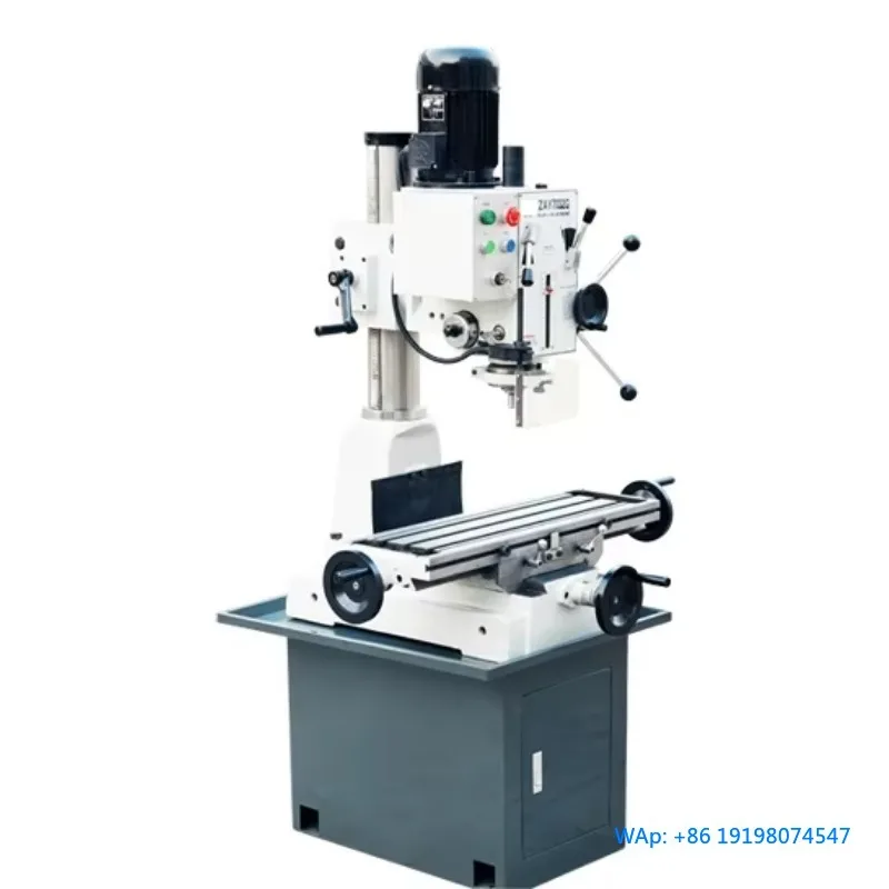 

Table Milling Machine ZAY7032G Gear-driven Type Stand Drilling and Milling Machine with Swivel Head