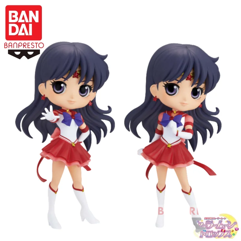 

В наличии Bandai Banpresto, оригинальная фигурка Сейлор Мун Hino Rei Qposket, модель куклы, новинка, в штучной упаковке, персонажи аниме, гараж