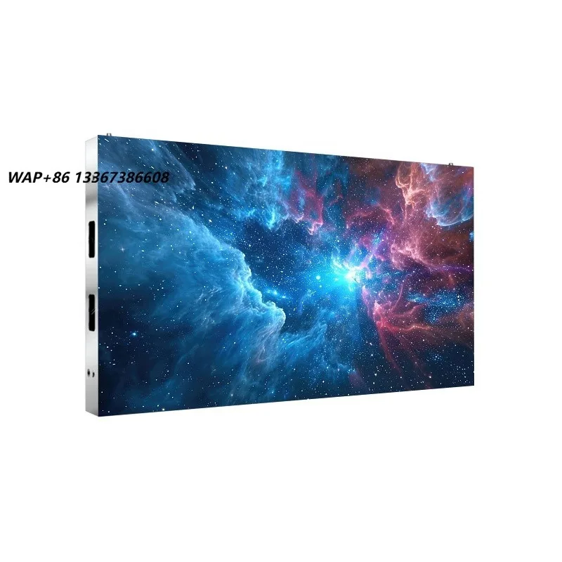 High-Resolution 1.25mm Pixel Pitch Full HD 1080P Full Color Indoor Fixed LED Display Screen 500-800cd Brightness Commercial