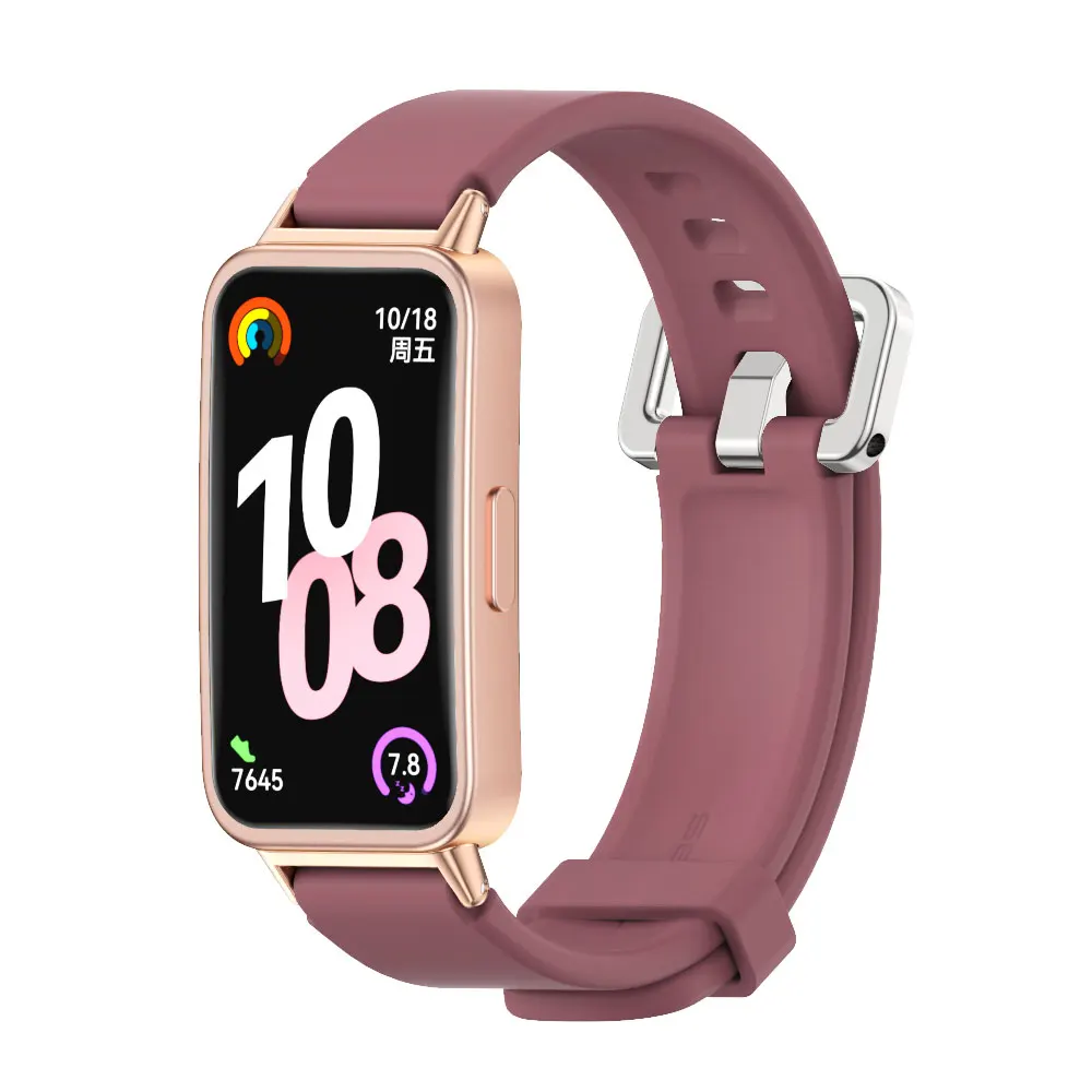 For Huawei Band 10 Strap Wristband For Huawei Smart Band 10 Silicone Watchband for Huawei Band 9 8 Bracelet Accessories Casual