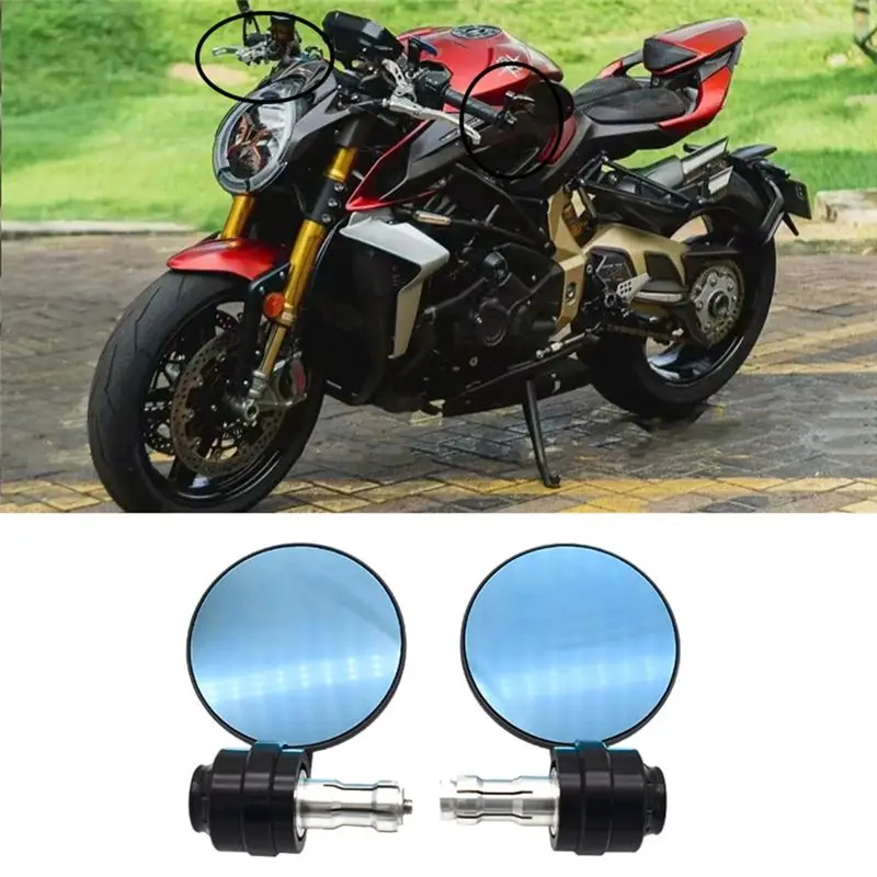 Firmly Rear Vision Mirror Motorcycle Rear Vision Mirror Rear Vision Mirror Formv Augusta Black