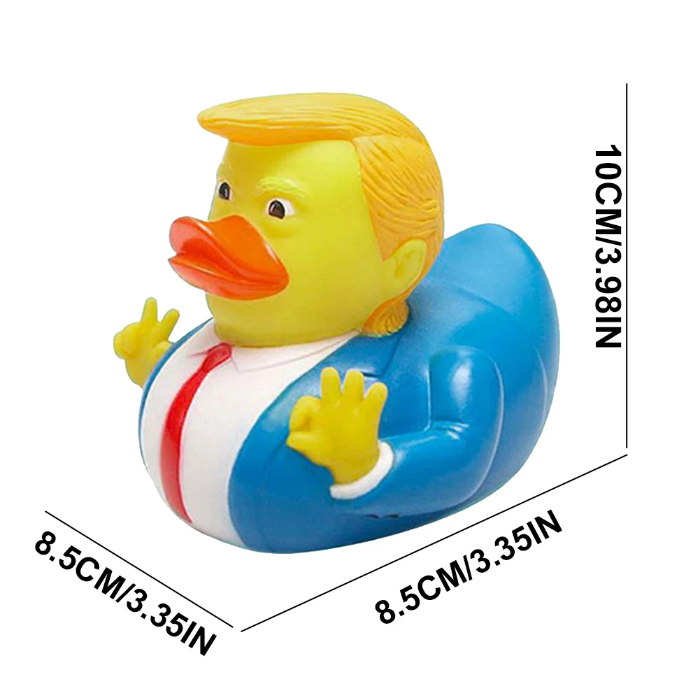 Trump Rubber Duck Baby Bath Toys Trump Merchandise Rubber Duckies Funny Duck Toy Shower Duck Child Bath Float for Kids Gift