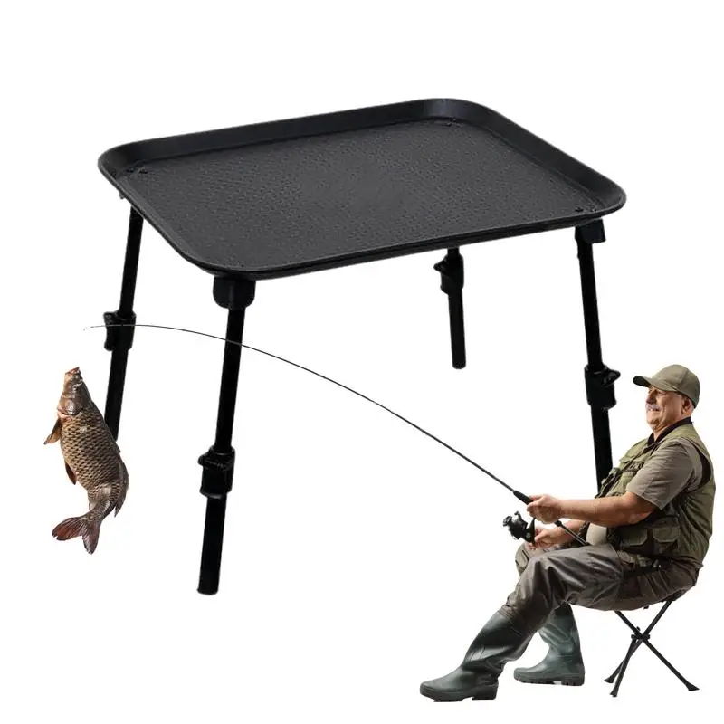 Outdoor Portable Folding Table Tool Camping Picnic Table Accessories Table Fishhook Fishing Line Fishing Bait Table fishing tool