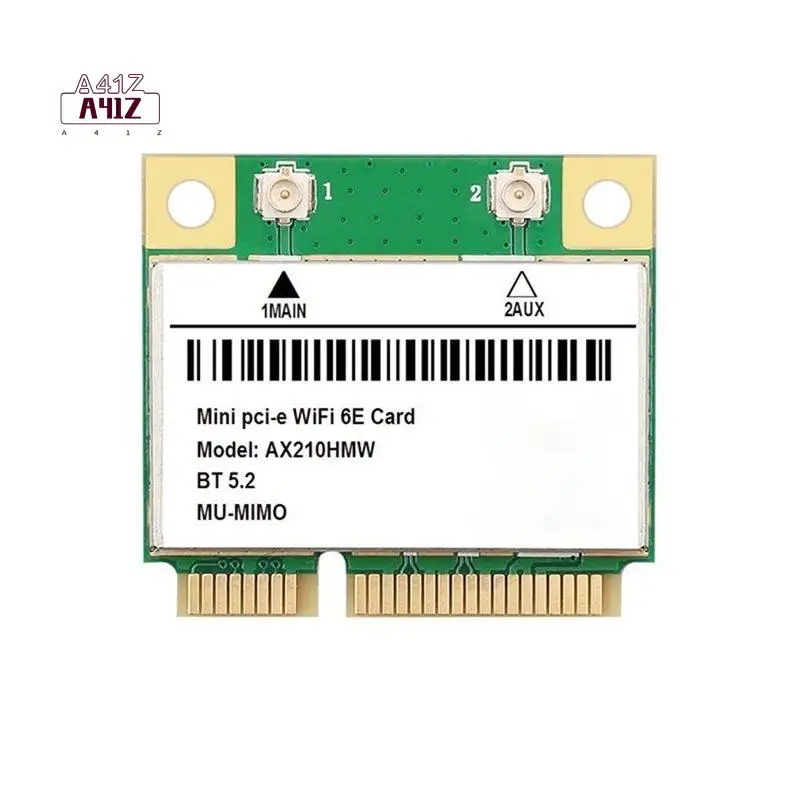 

A41Z-1Pc AX210HMW WIFI6E Single SIM Card Desktop PC Supports WIN10 11 WIFI6 E With Built-In Gigabit Wireless Network Card
