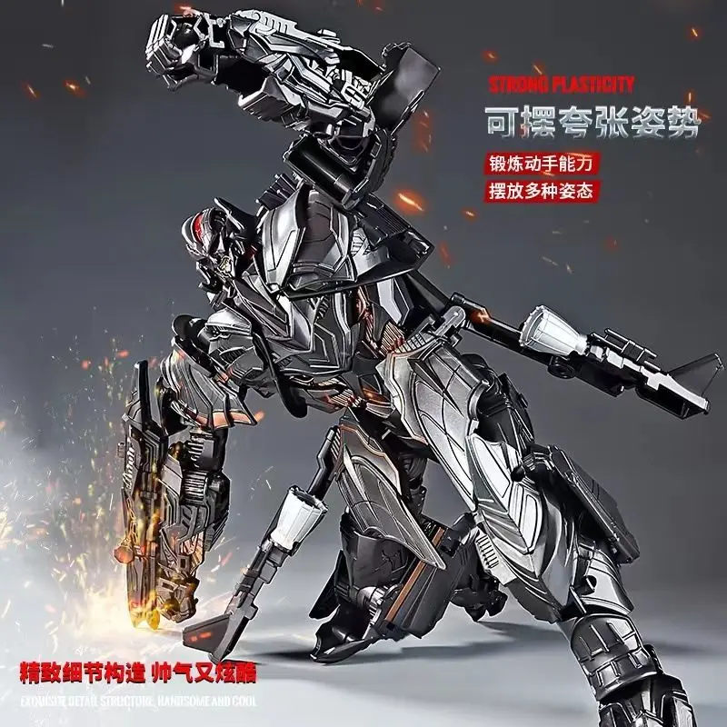 Youhu 130D Aircraft Power Enlarged Version Transforming Robot Movie 5 Villain Model Toy With A Height Of 30cm