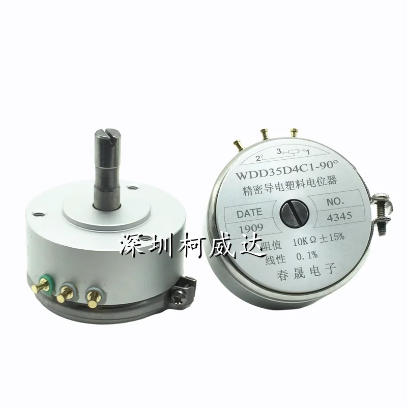 1Pcs ใหม่ Precision Conductive พลาสติก Potentiometer WDD35D4C1-90 ° 1KΩ 2KΩ 5KΩ 10KΩ ที่มีประสิทธิภาพมุม90องศา