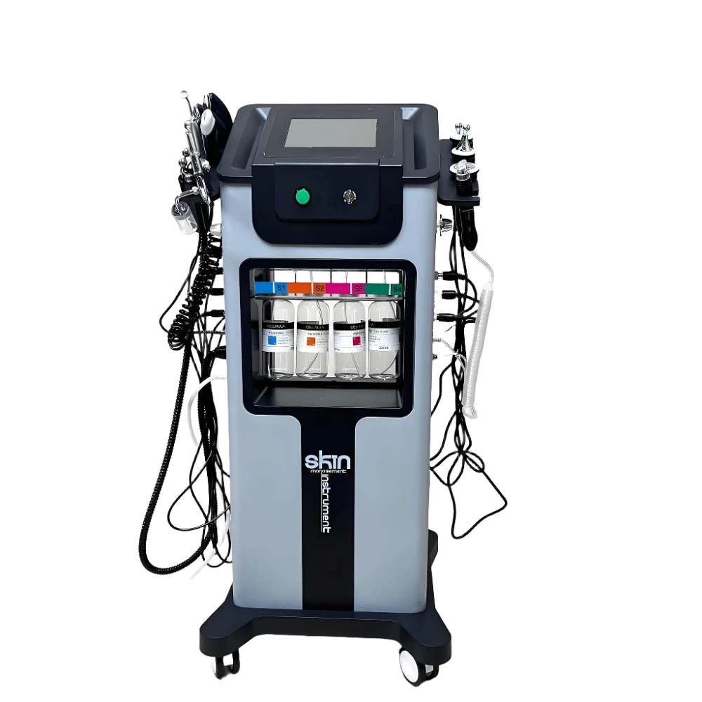 10-in-1-Hydro-Dermabrasionsmaschine, Facelifting, Tiefenreinigung der Gesichtsreinigung, Aqua-Peeling, Hautverjüngung, Hautpflege, SPA-Gerät