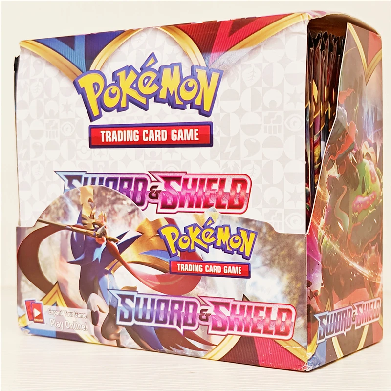 360Pcs English Version Pokemon TCG Sword And Shield Booster Box Trading Card Game Toys