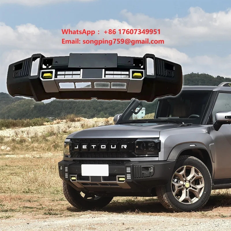 Original Factory High Quality Front Bumper for Chery and Jetour Traveler T2 New Condition Auto Parts Direct Replacement