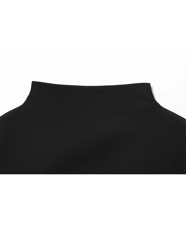 HH امرأة الربيع أزياء جولة الرقبة أكمام سليم صالح القوس الديكور فستان قصير أنثى عارضة الأميرة نمط حزب اللباس #4