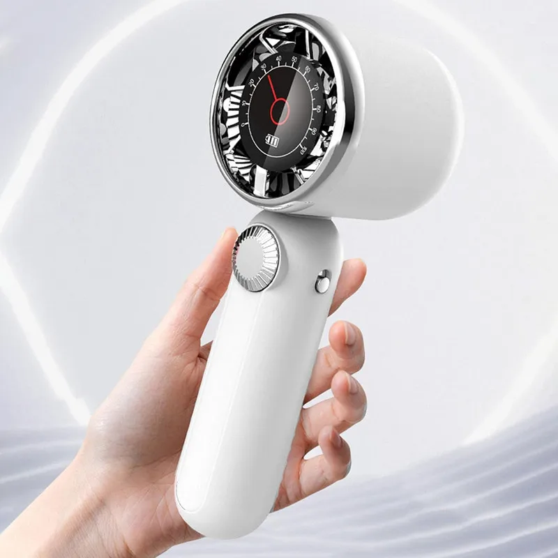 Afbeelding: Handventilatoren 100-snelheden draagbare ventilator voor buitengebruik, dashboardventilator, moderne USB-ventilator, oplaadbare, efficiënte koeling, USB-bureauventilator