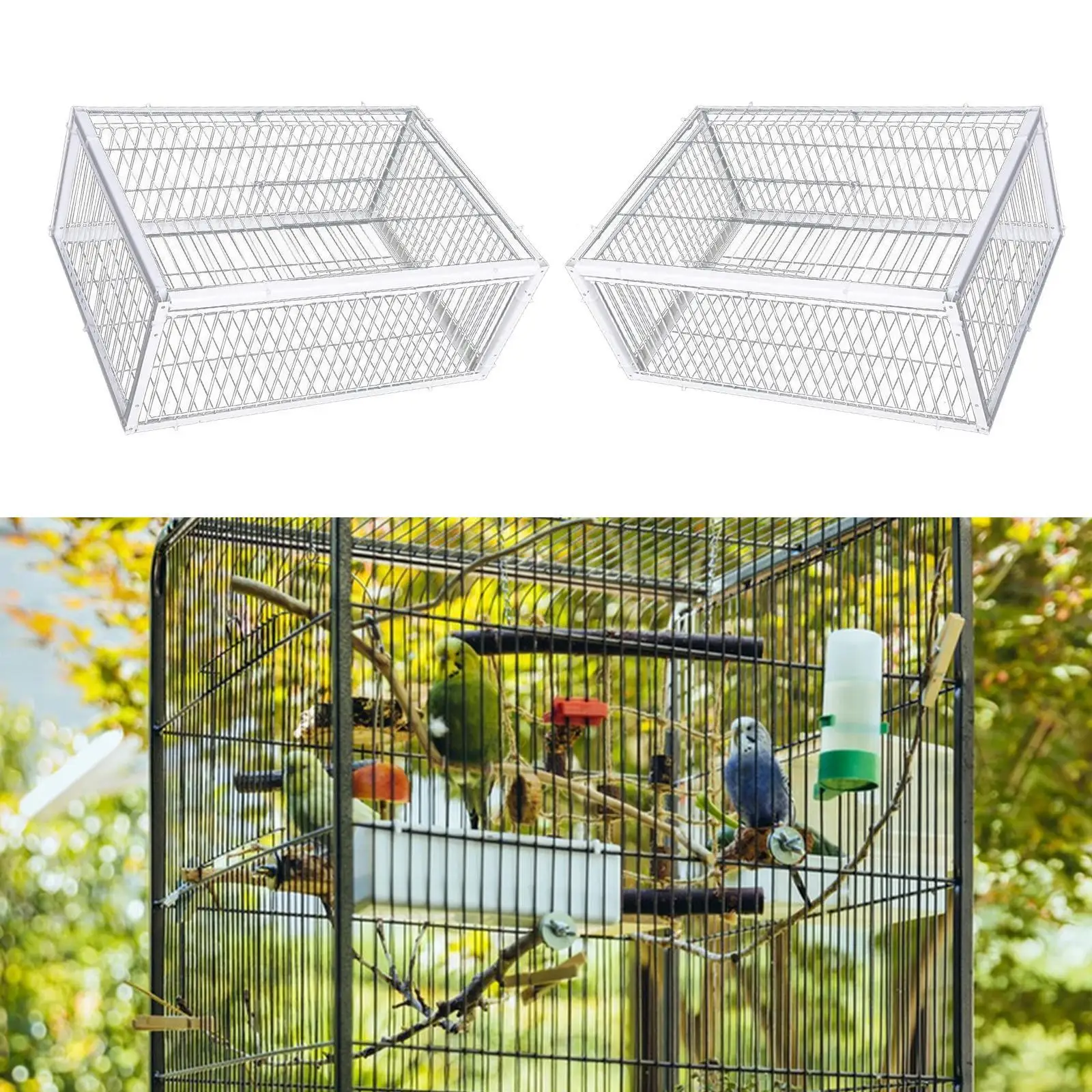 Pigeon Bird Cage Animal Cage Humane Escaping Resistant Pigeon Coop Automatic Pigeon Collector for Warehouses Garages Orchards