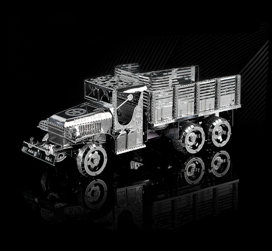 truck 3D Metal Puzzle model kits DIY Laser Cut Puzzles Jigsaw Toy For Children