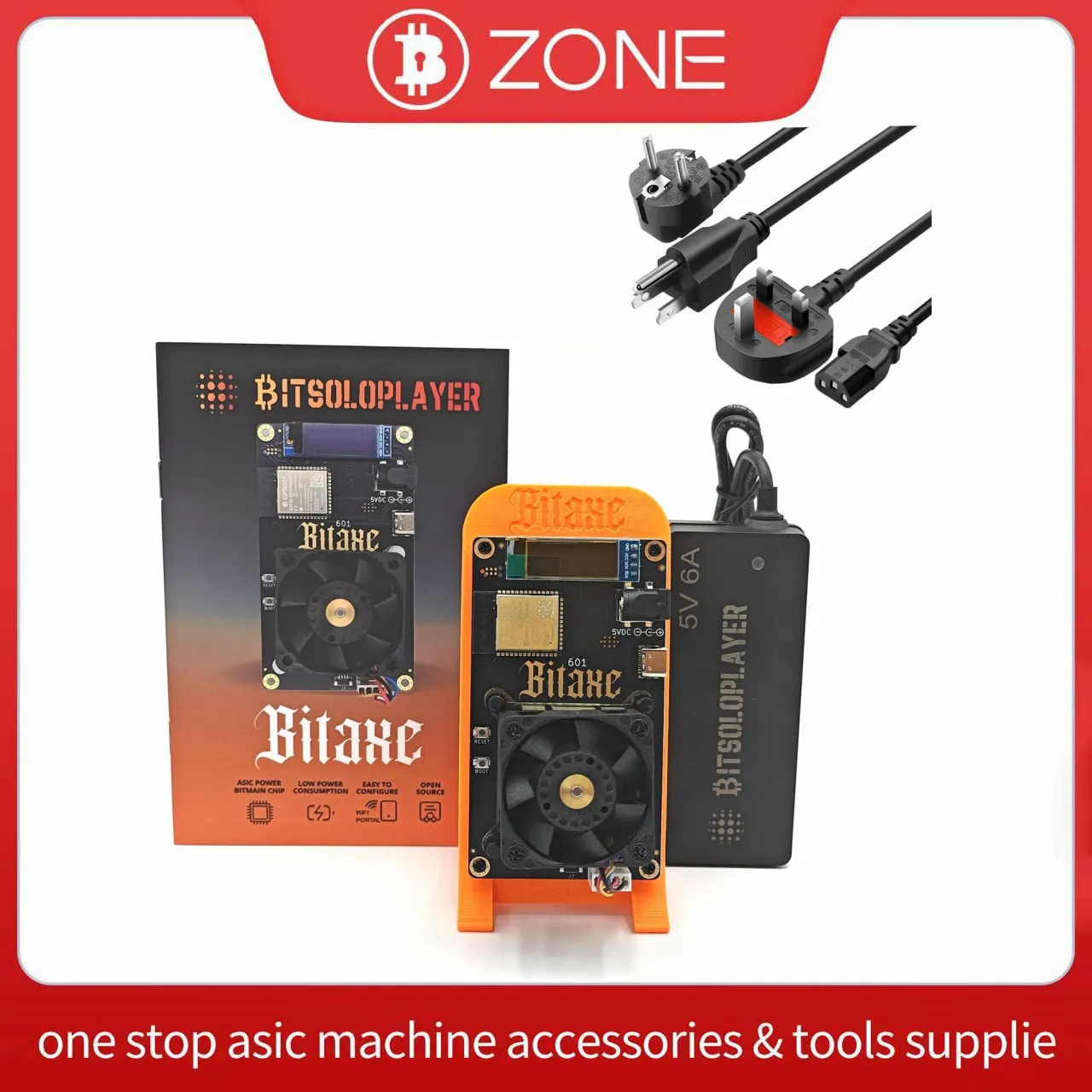 Bitsoloplayer Bitaxe Gamma 601 1.2TH/S SHA-256 BM1370BC Bitcoin Miner 2.4G WiFi 17W Low Noise Crypto Home Miner