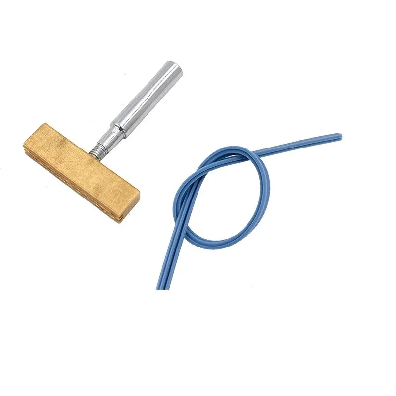 

Soldering Iron T Tip Solder Tip Copper T-Tips With Rubber Cable Hot Press For LCD Screen -Pixel Flex Cable Repair Tools