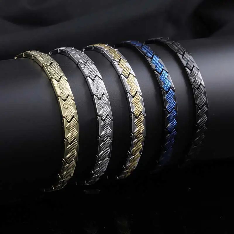 Fashionable Simple Adjustable Bracelet Length Effective Men's Super Strength Bio Energy Magnetic Bracelet