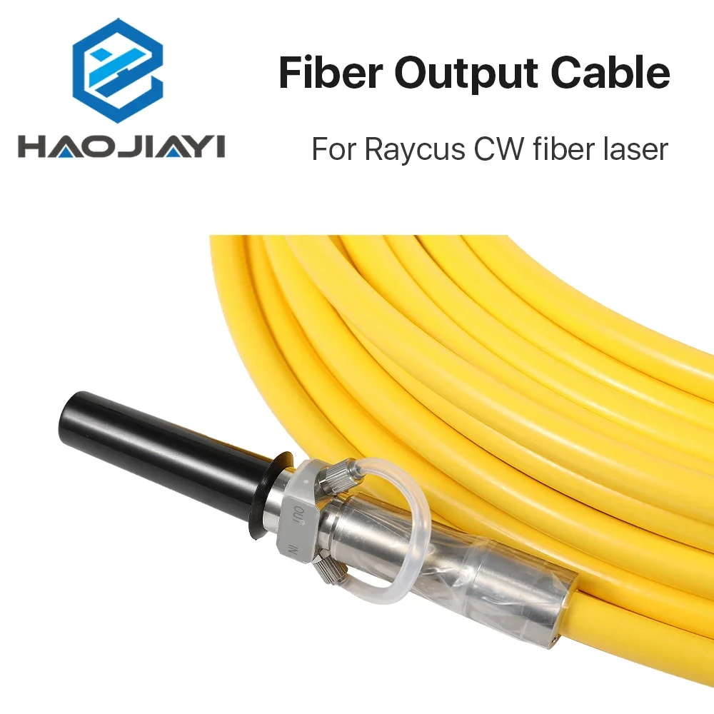 Original Raycus Fiber Output Cable, Laser Source Cable, QBH, QD Interface para Raycus CW Laser, 100 m, 360um, 10 m, 20 m