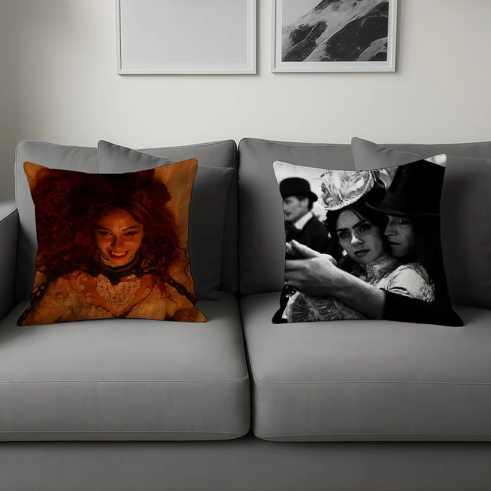D-Dracula A Love Tale 2025 cushion cover Double Sided Printed Polyester Pillowcase Pattern Decorative Zipper Cushion Cover
