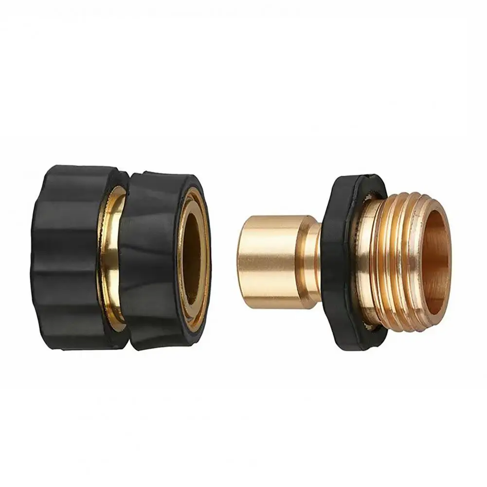 Quick Release Hose Connector Leakproof Hose Fitting Garden Hose Quick Release Connector Fittings 3/4 Inch Leakproof Water