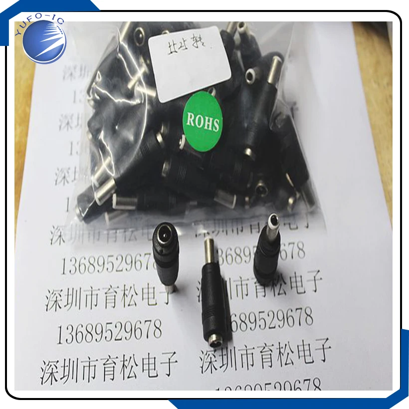 10PCS/Lot  5525 turn 5521 plug laptop power adapter head conversion head
