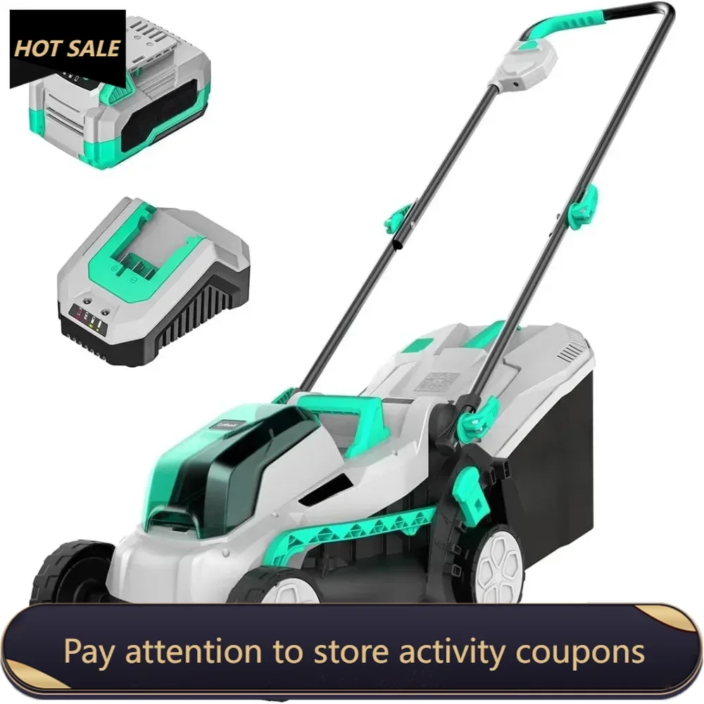 

5 Heights Petrol Mower Yard and Farm Garden-urban Tool Electric Lawn Mowers for Garden 20V 13" Cordless Lawn Mower Weed Removal