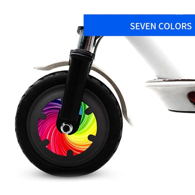 Electric Scooter Front Wheel Sticker Multi-Colors Waterproof Motor Protective Shell Kick Cover For Xiaomi 365 Pro 1S